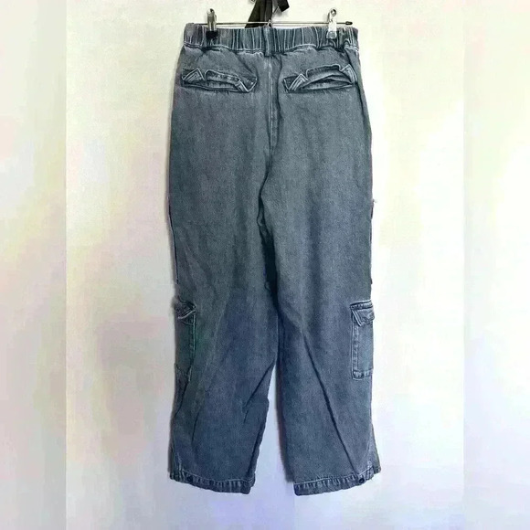 YFB Young Fabulous & Broke Pull On Soft Denim Cargo Jeans Medium - Picture 5 of 6